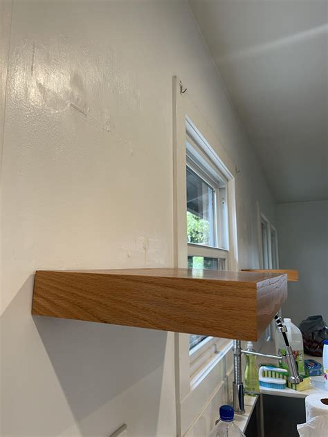 sagging metal bracket shelf|sagging floating shelf repair.